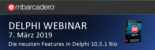 Webinar Delphi 10.3.1 Rio